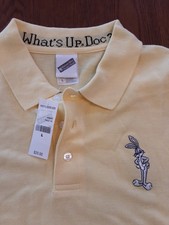 Warner Brothers Studio Store, Vintage, Bugs Bunny Crew Neck Shirt In Yellow