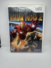 Iron Man 2 (Nintendo Wii, 2010) W/Manual & Tested