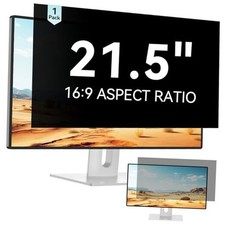 21.5 Inch Computer Privacy Screen - Removable Anti Blue Light Glare Filter,