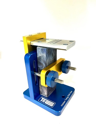 TR Maker Hidden Tang Knife Drill Vise | Knife Making Tool - Picture 5 of 8