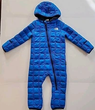 The North Face Blue Thermo-Ball One-Piece Bunting Snow Suit 18-24 Mos.