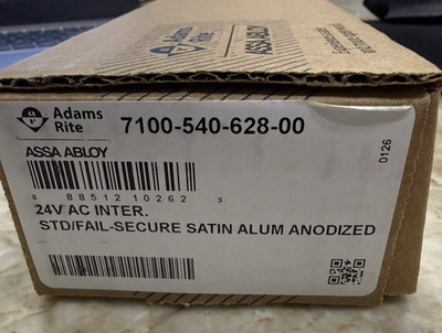 Adams Rite 7100-540-628-00 Door Strike, Fail Safe or Secure, 7100 7100-540-628