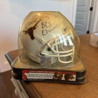University Of Texas Longhorns Autographed Mini-Helmet Limas Sweed