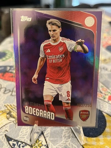 2025-26 Topps Uefa Club Competitions - Martin Odegaard #157 Purple /250