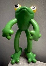 Vintage USSR Plastic Frog Doll Rare Soviet Toy