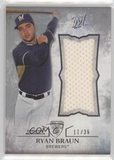 2015 Topps Triple Threads Unity Single Jumbo Relics 11/36 Ryan Braun 0qo1