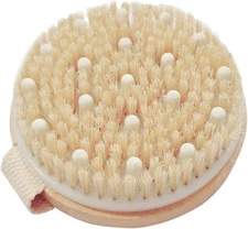 Bamboo Dry Body Brush Shower Brushing Removes Dry Skin with Massage Nodes Exfoli