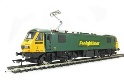 Hornby Spur 00 Freightliner grün Class 90 90046 R3077 DCC ready