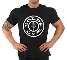 T-Shirt Bodybuilding Fitness Palestra " Gold's Gym "