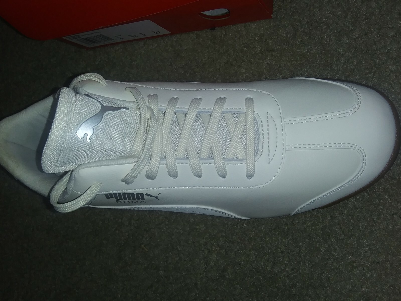 NWT PUMA Roma Basic.  WHITE WHISPER.  SZ 9 image 5