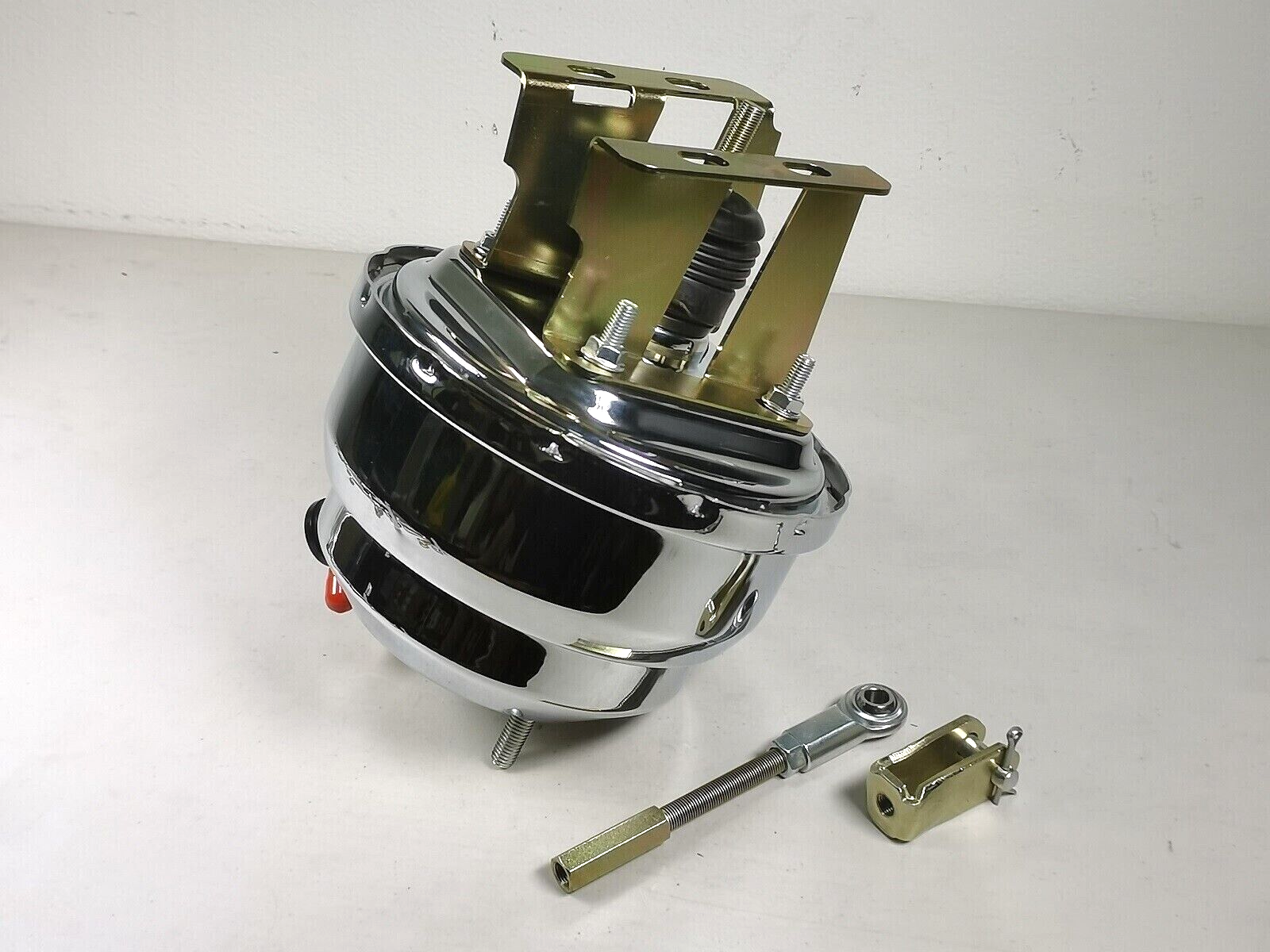 Chrome Brake Booster & Master Cylinder Combo For 1955-1957 Chevy Bel Air – Dual Bowl
