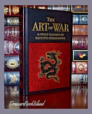 Art of War by Sun Tzu Tao Te Ching Mencius Brand New Leather Bound Hardcover