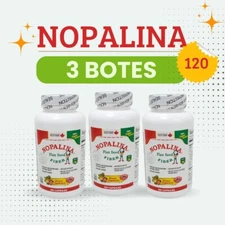 3. Bottle!!NoPalina Flax Seed Fiber Supplement 120 Capsules (Pack of 3)