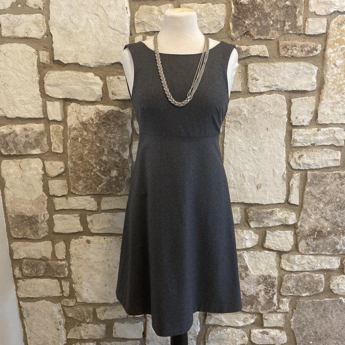 J. Crew Women's Dress 100% Wool Work Career Size 4 Sleeveless Gray | eBay