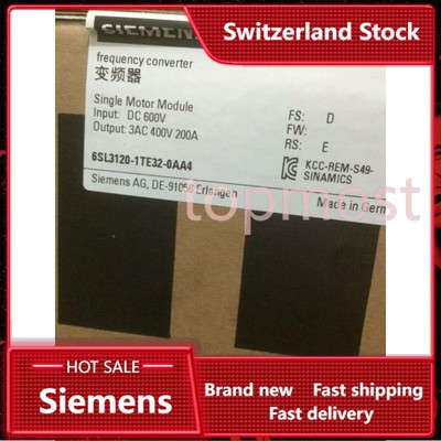 1PCS NEW 6SL3120-1TE32-0AA4 Siemens PLC Module Expedited Shipping