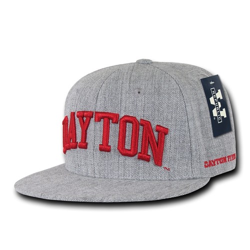 NCAA Dayton University 6 Panel Game Day Snapback Caps Hats Heather Grey