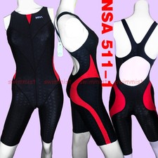 NWT NSA 511-1 COMPETITION TRAINING RACING KNEESKIN SWIMWEAR XS US GIRLS 7-8 NEW
