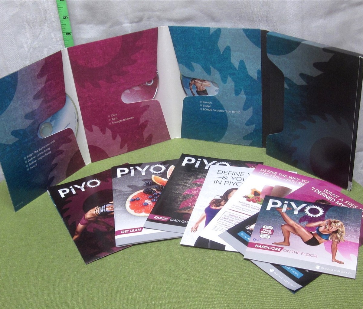 PIYO fitness Chalene Johnson 3-DVD set Beachbody work-outs Define Yourself