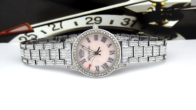 Juicy Couture Silver Stainless/Pink Working Watch Juicy Couture Black Label Womens Pink Face Silver Tone  main image 4