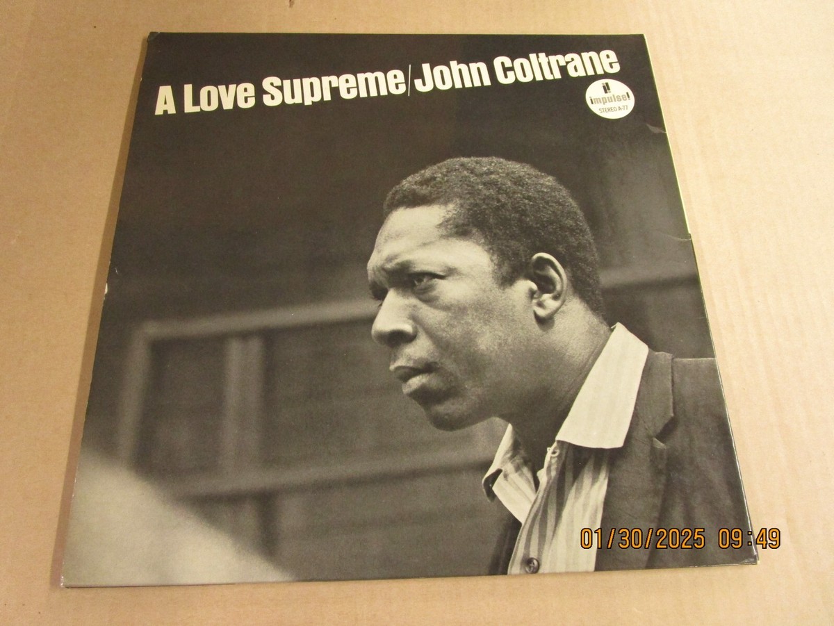 JOHN COLTRANE A Love Supreme STEREO LP Used! A-77 1965