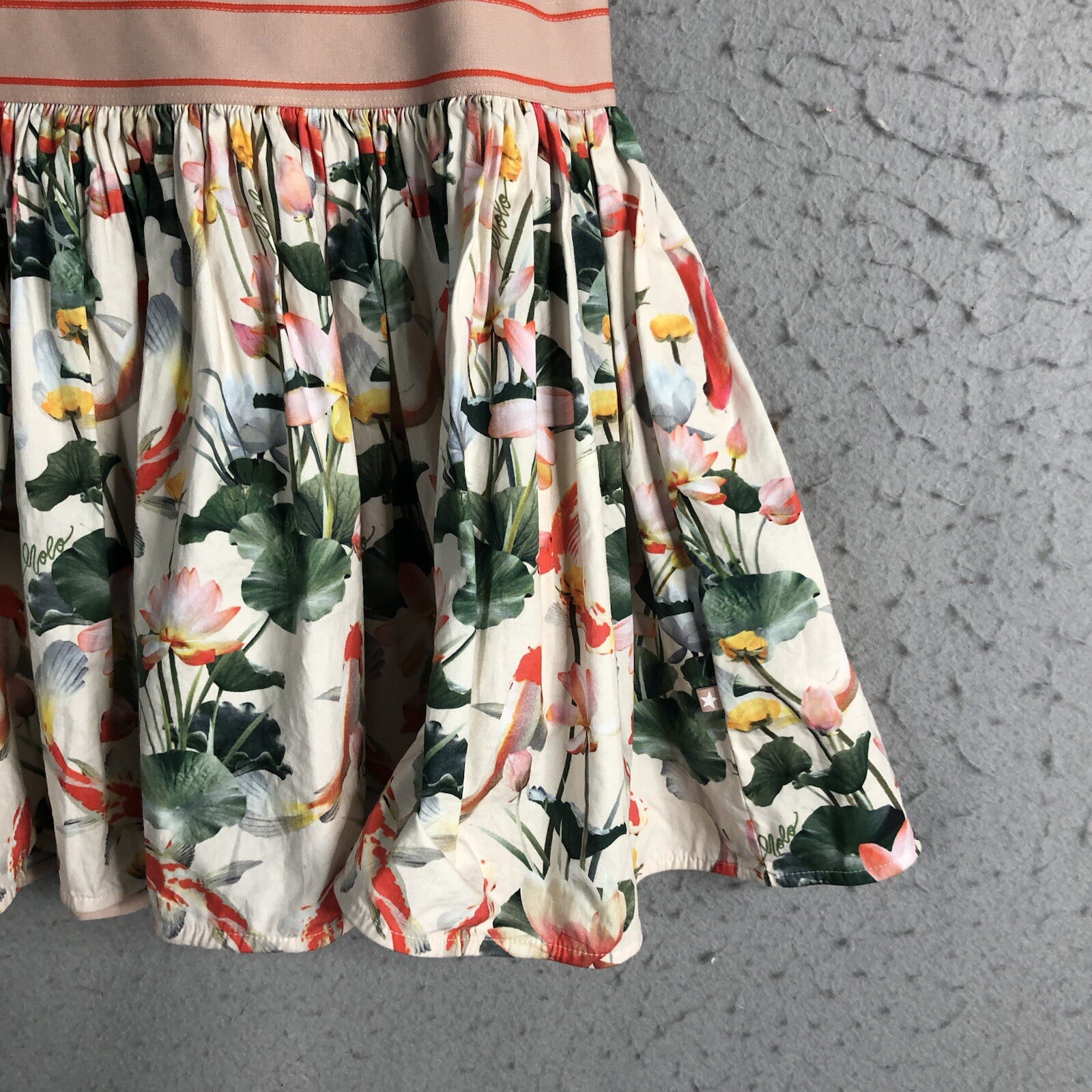 Molo Dress 98 Little Girls 3 Floral Print All Over Feminine Church Event