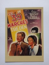 cinema postcard Les 39 Marches Alfred Hitchcock Zreik 56