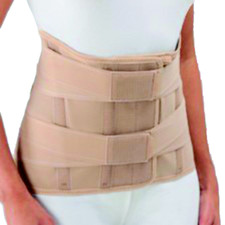 Fgp fascia lombare Corsetto Tutore Ortopedico In-cross H 33cm Lombalgie Beige