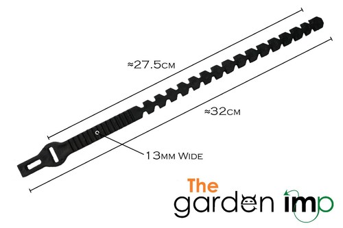 Tree Ties Super Soft Adjustable Rubber  Strap Post Stake Supports 30cm 40cm 60cm - Picture 8 of 12