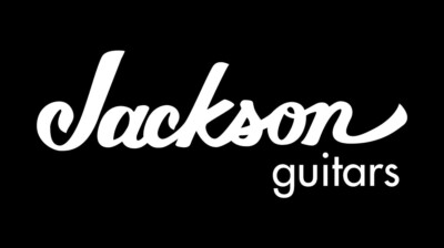 Jackson Guitars Klebeschrift Aufkleber   19 cm weiß