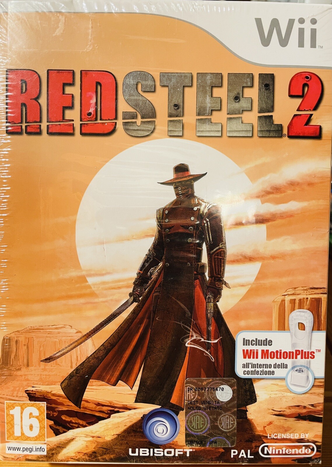 RED STEEL 2 WII INCLUDE +MOTION PLUS ITA -TOTALMENTE IN ITALIANO