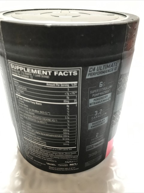 C4 Ultimate Pre Workout Performance Energy Supplement, 208 ...
