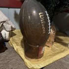 Vintage Wilson NFL Football Bank 2000 Snack Factory Inc. Pittsburgh Steelers — photo 2