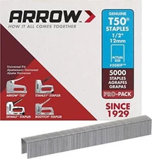 Arrow 508IP Heavy Duty T50 1/2-Inch Staples  Assorted Sizes , Number of Itemss 
