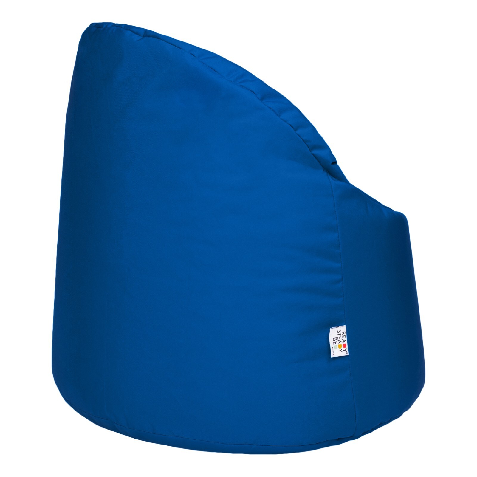 Ready Steady Bed Blue Kids Round Bean Bag Chair Bedroom Play TV Room
