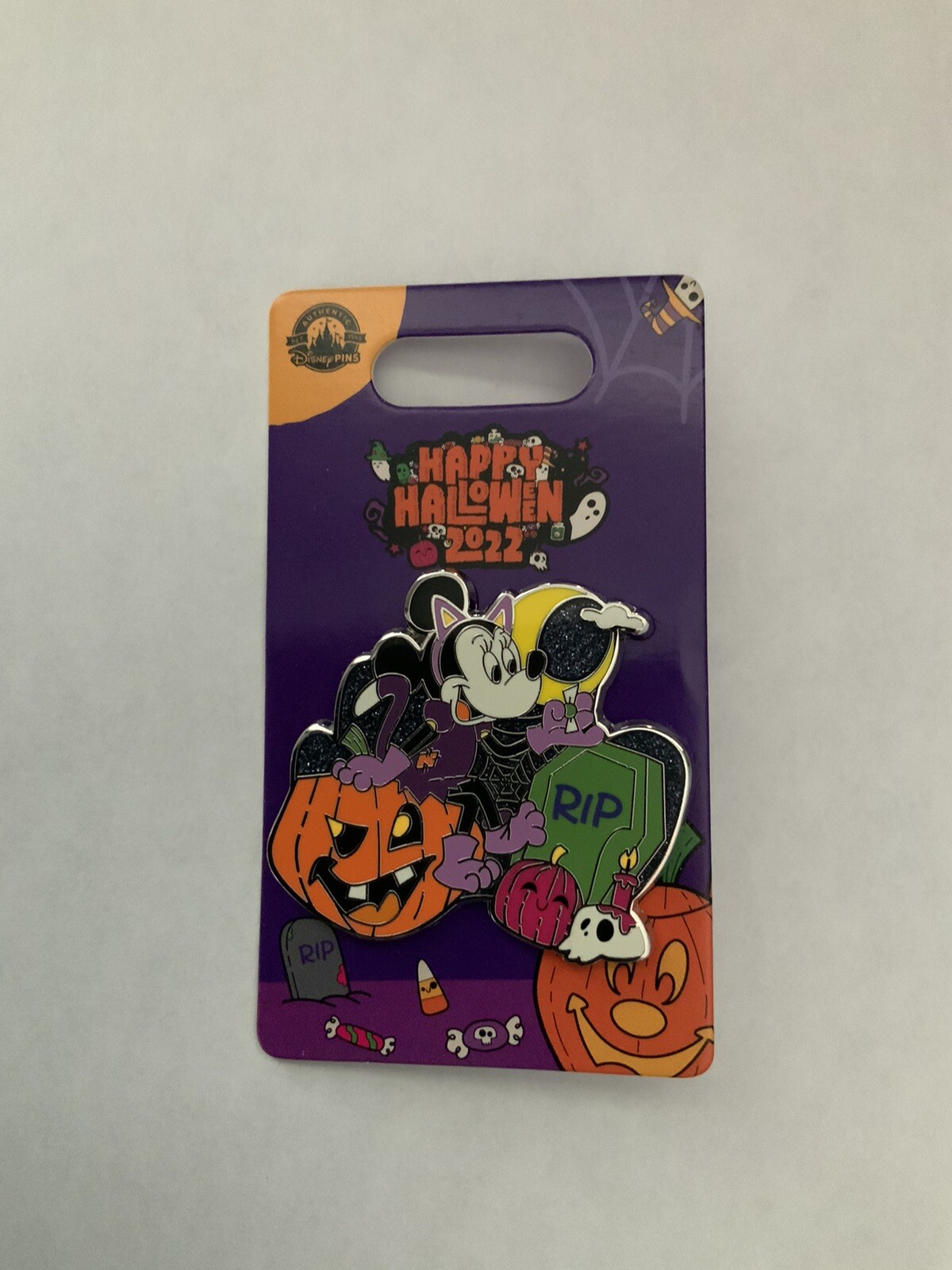Disney Happy Halloween 2022 Minnie Mouse Pin New