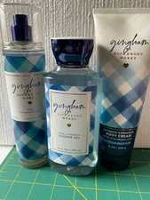GINGHAM - MIST, GEL,CREAM- Bath & Body Works- FAST FREE SHIP