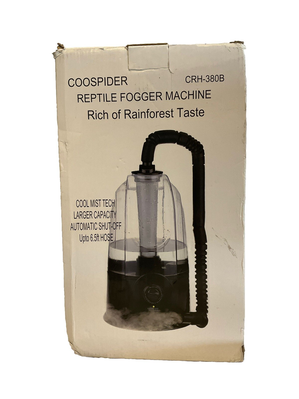 Mist Lizard Coospider ~ Reptile Fogger Machine CRH-380B Mister Lizard 3L Cool Mist ...