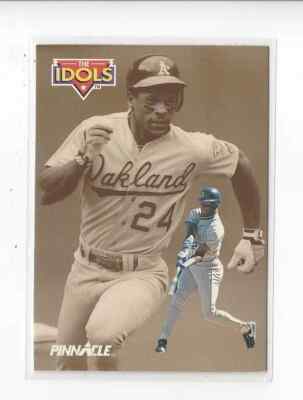 1992 Score-Pinnacle The Idols Ken Griffey Jr.-R.Henderson Baseball Card #283