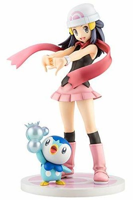 Artfx J Pokemon Series Hikari With Piplup 1 8 Scale Painted Pvc Figure Ebay