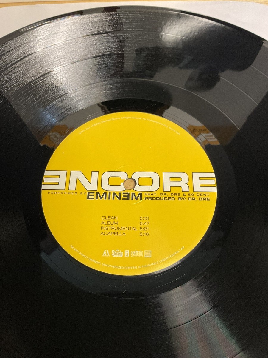 Eminem ENCORE 2枚組LPレコード Amazon.com: Encore (20th Anniversary)[Blue Jay 2 LP]: CDs