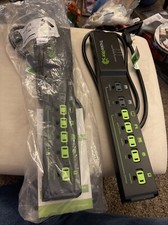 TrickleStar TS1810 7 Outlet AV Advanced Power Strip - Black