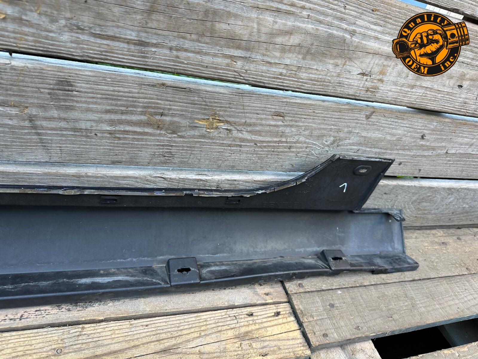 2003-2010 BENTLEY CONTINENTAL GT - LEFT SIDE SKIRT ROCKER MOLDING PANEL OEM 49k