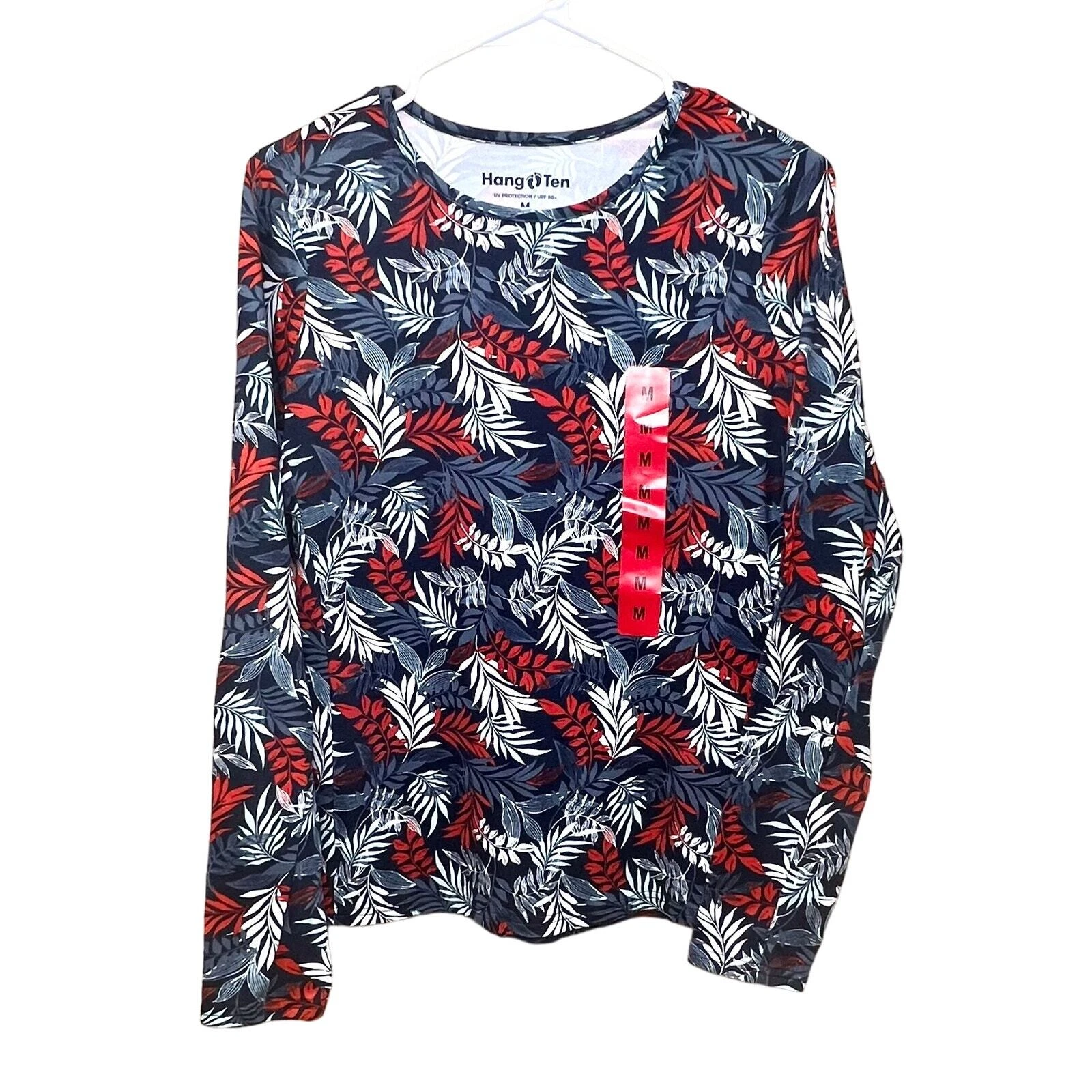 Hang Ten Womens UPF 50+ Long Sleeve T-Shirt Size M NWT