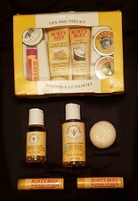 New BURT'S BEES Lip Balms TIPS TOES KIT Foot Hand CREAM Baby Soap OIL Wash LOT