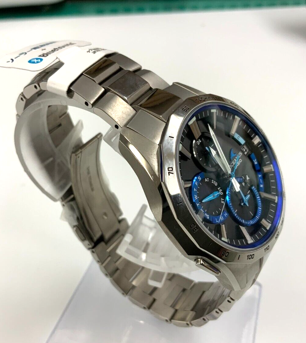 CASIO OCW-S4000-1AJF OCEANUS Manta S4000 series solar black men's