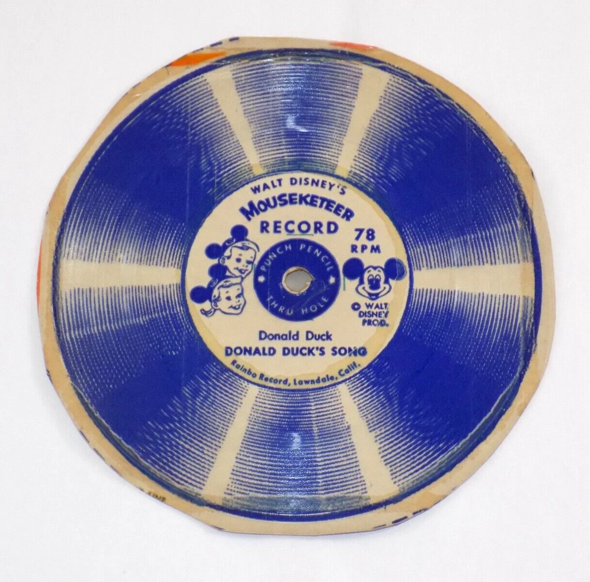 Disney 78 RPM Vinyl Records for sale | eBay