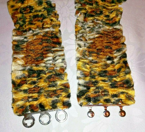 Taillengürtel stretch, Kunstfell Animalprint Tiger, One Size, Damen-Gürtel - Picture 4 of 5