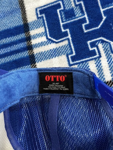 Vintage Otto Mesh Trucker Cap Hat King Of Kings Lord Of Lords Snapback Blue - Picture 4 of 6