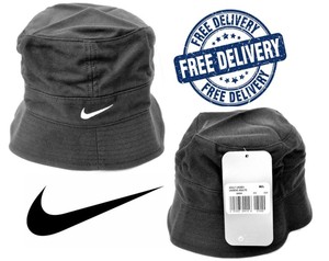 bucket hat nike black