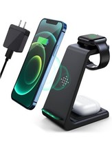 Wireless Charging Station,3 in 1 Fast Charging Station,Wireless Charger